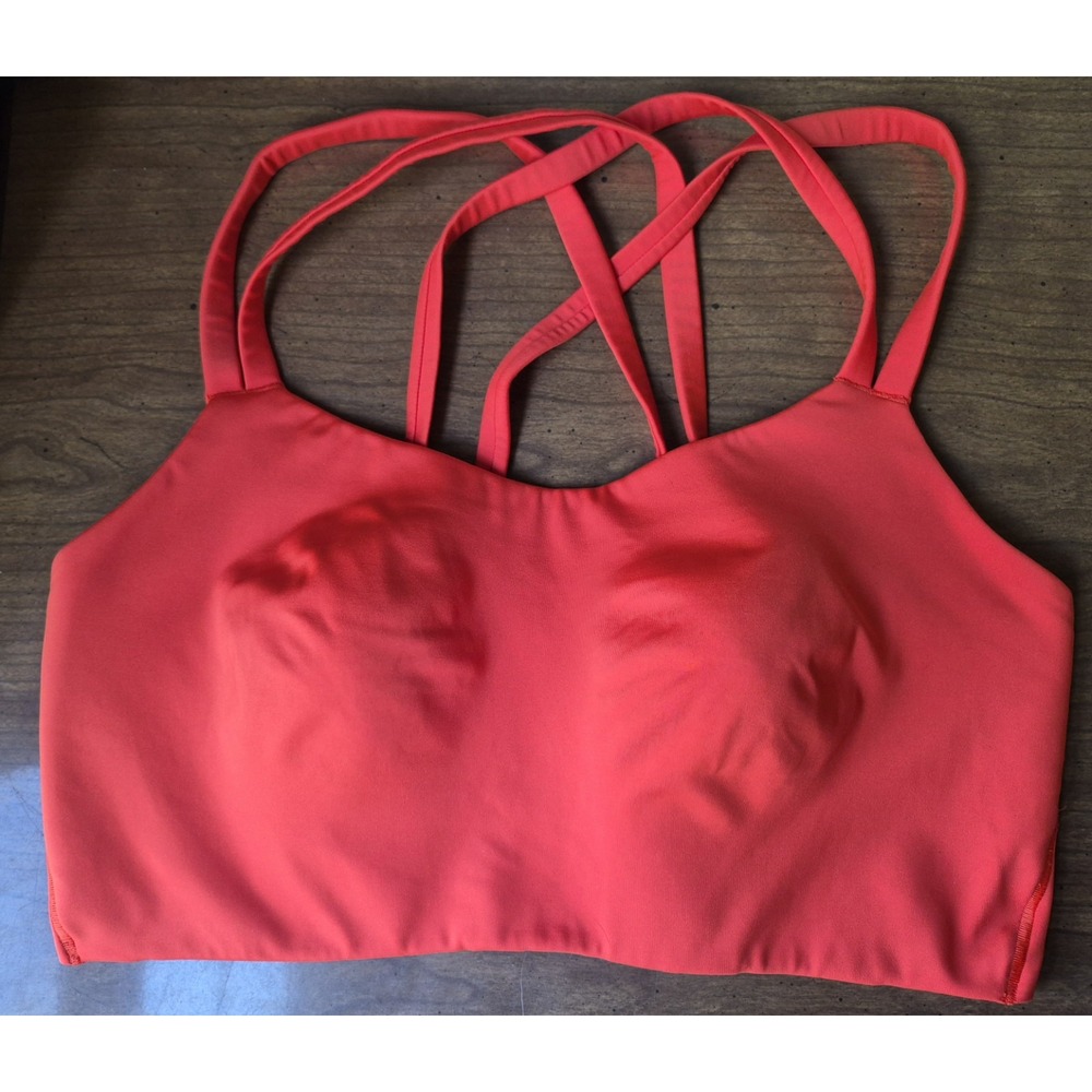 Savage X Fenty On Rihpeat Low-Impact Sports Bra Fiesta Red Crisscross Back 3X